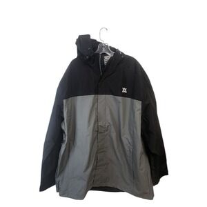 Dixxon‎ NWT TECH Black Gray Lightweight Hooded Jacket Men's Size